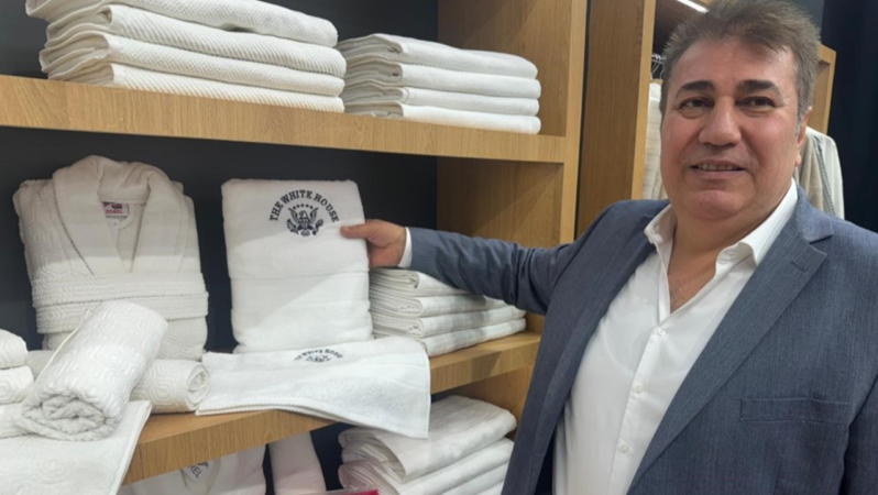 Donald Trump’ın Beyaz Saray havlusunda Denizli imzası…