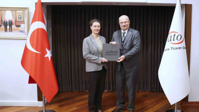 Fransa Büyükelçisi ve Ankara Ticaret Odası Başkanı’ndan Ticaret Görüşmeleri