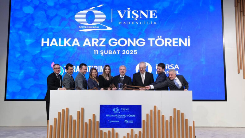 Vişne Madencilik Borsa İstanbul’da İlk Gongunu Çaldı
